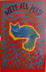 1967 East Totem West Poster "Cheshire Cat"