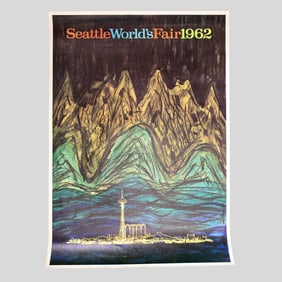 1962 Seattle World's Fair James Peck Poster
