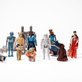 Kenner Star Wars Lot of 44 Figures with Loose Card