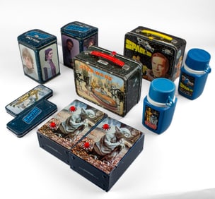 Star Wars and Space 1999 Tin Metal Lunchbox Lot