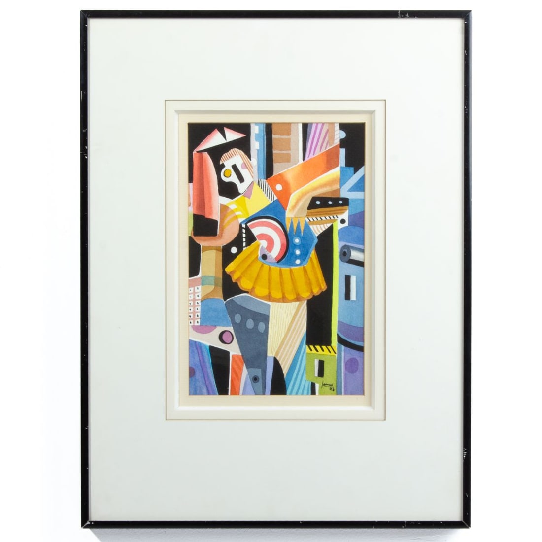 James Akins Geometric Abstract Watercolor (1 of 2)