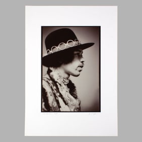 Jimi Hendrix 1968 Loose Signed Inkjet Print