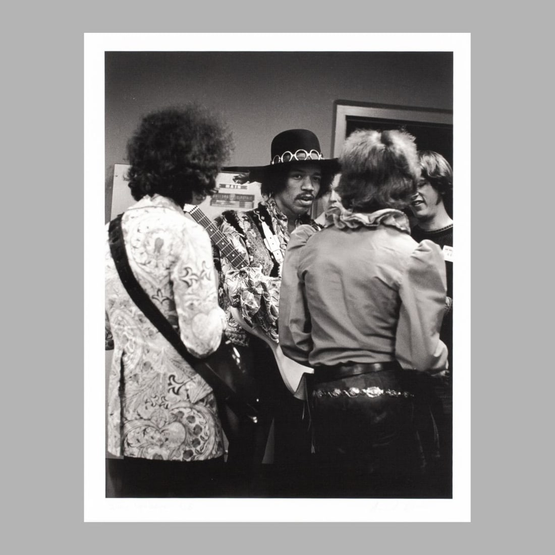 Jimi Hendrix Group 1968 Signed Inkjet Print (1 of 6)