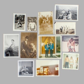 Collection Vintage Photos / Shirtless Men / Dog