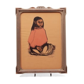 Elizabeth Catlett "Rafaela" Color Screenprint