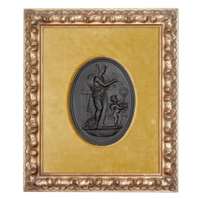 Wedgwood Black Basalt Venus & Cupid Plaque