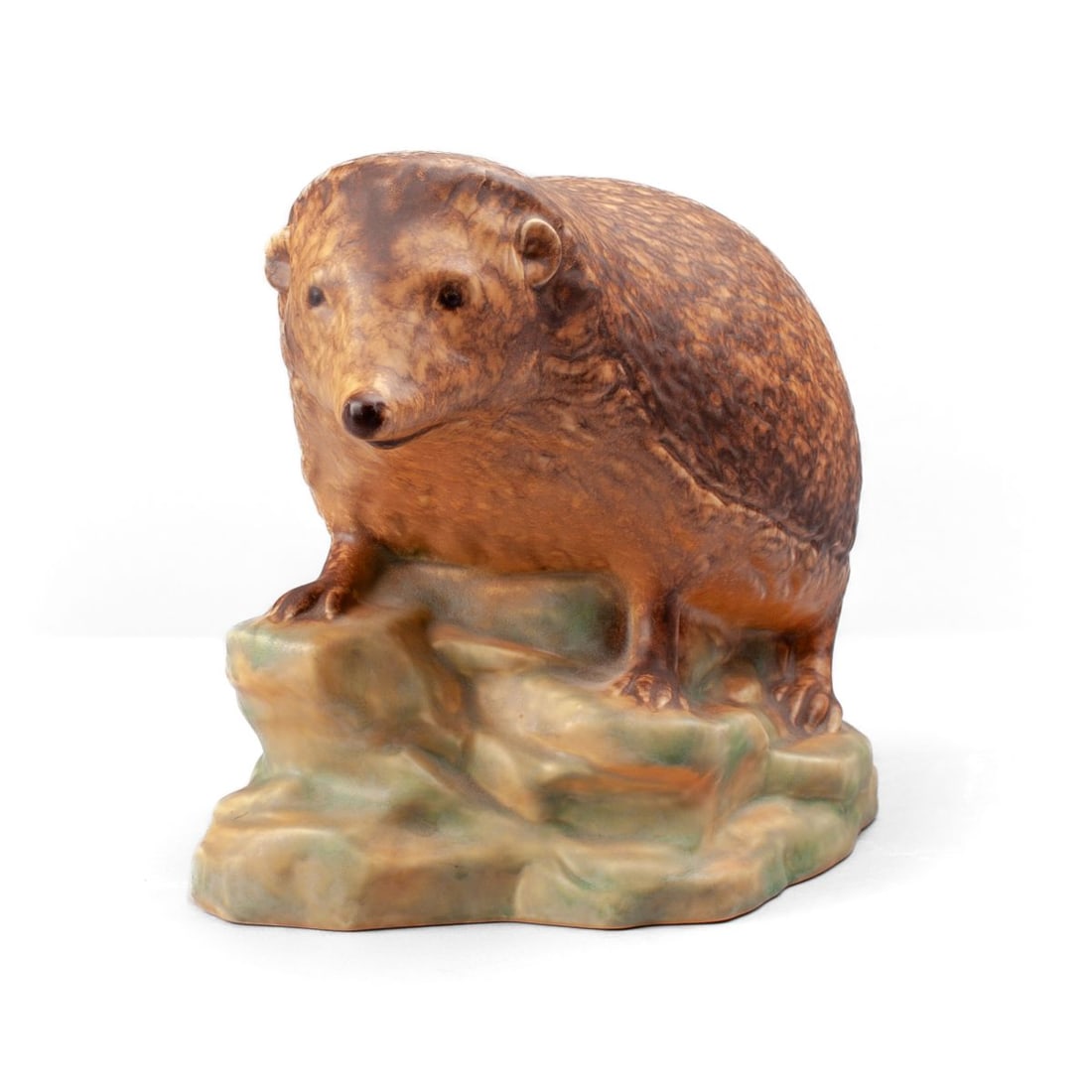 Large Goebel West Germany Hedghog Pottery Figure: Large Goebel West Germany hedghog. Model number 35 102-24. With blue goebel mark. In very good condition. 9" H x13" x 6".