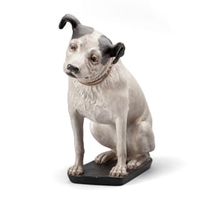 RCA Victor Nipper Dog Chalkware Advertising Figure
