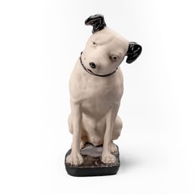 RCA Victor Nipper Dog Chalkware Advertising Figure