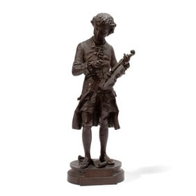 "Mozart" Cast Bronze Aft. Charles Anfrie