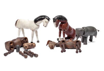 Antique Schoenhut Circus Animals