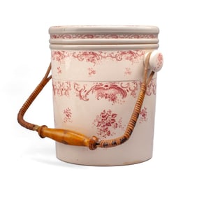 Antique Villeroy & Boch Pottery Slop Bucket