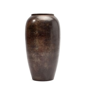 Japanese Patinated Bronze Vase