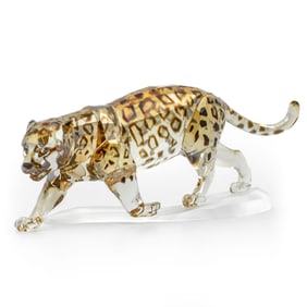 Swarovski Jaguar Golden Figurine # 1096796