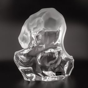 Hoya Crystal Panther / Jaguar Figurine