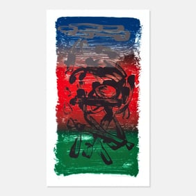 Jens Johannessen "Knot" Color Lithograph