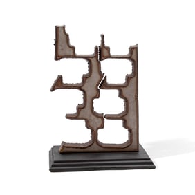 Attr. Jack Van Deckter Brutalist Steel Sculpture