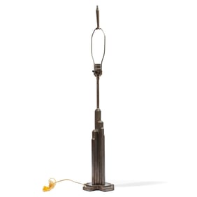 Art Deco Skyscraper Lamp by Jules Bouy