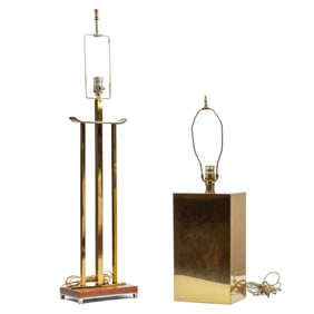 Two Mid Century Table Lamps / Kovacs / Parzinger