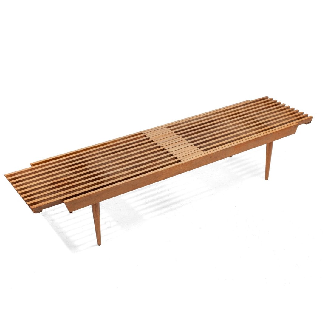 Mid Century Expanding Slat Coffee Table (1 of 15)