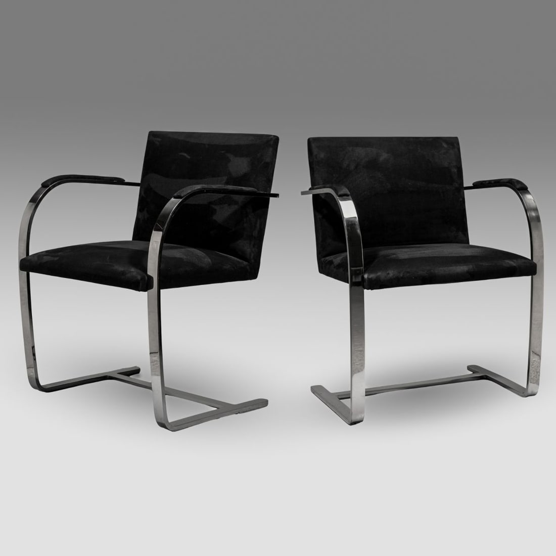 Pair "BRNO" Chairs Style of Mies van der Rohe (1 of 5)