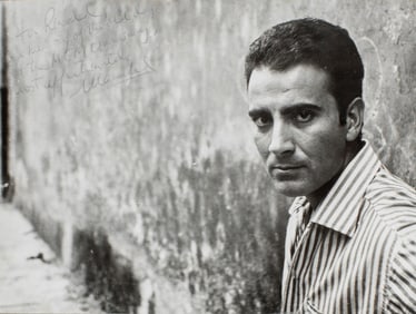 Manuel Puig Signed Photo & Manuscript Page