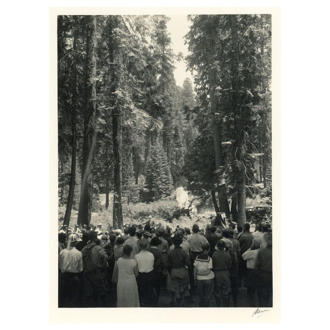 Ansel Adams Signed Silver Gelatin Print (1 of 7)