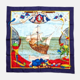 Hermes CHRISTOPHER COLUMBUS Silk Scarf