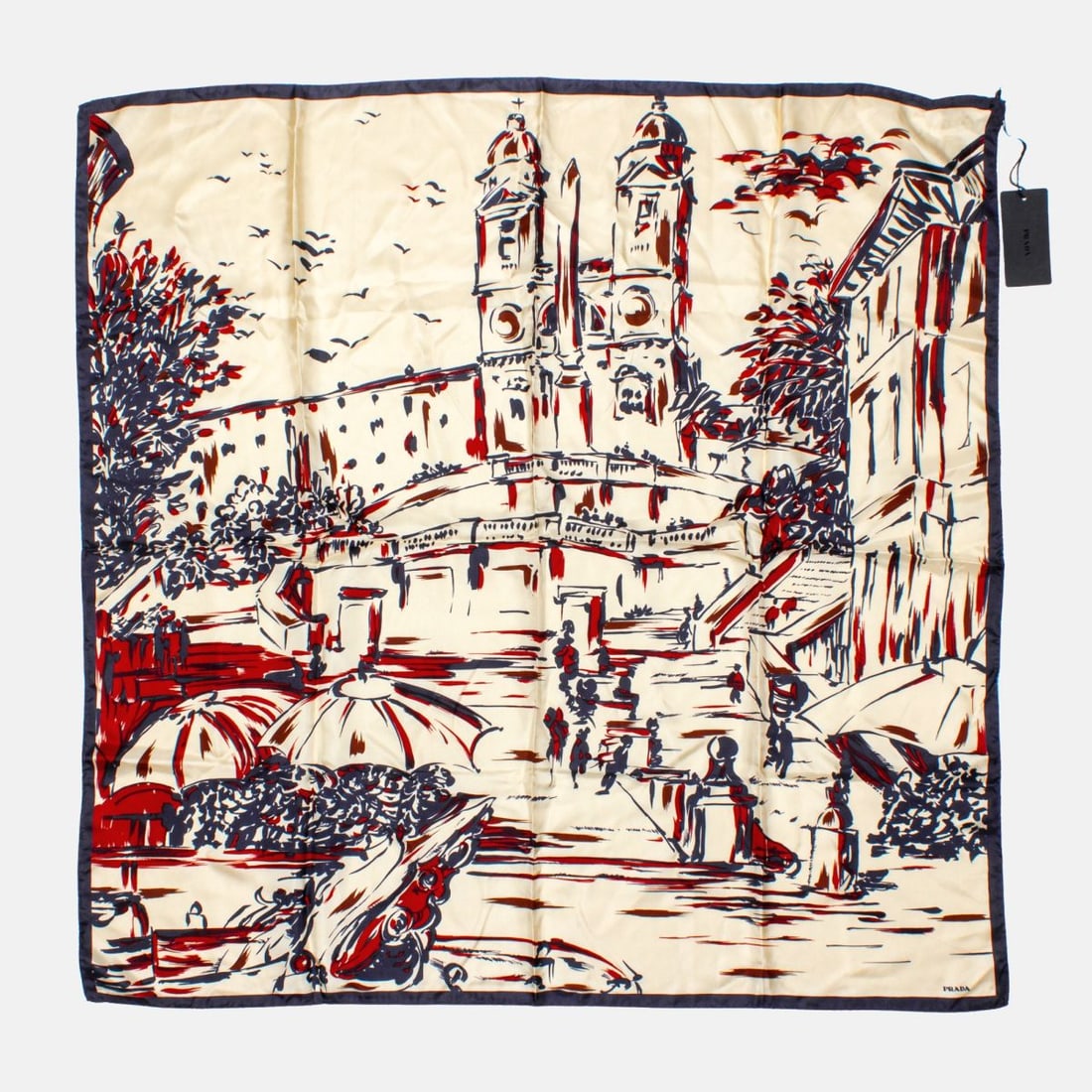 Prada Silk Scarf (1 of 3)
