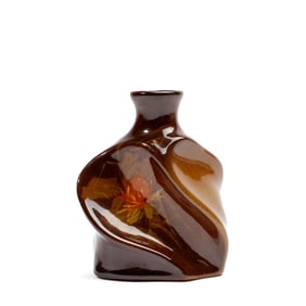 Weller Owens Art Pottery Utopia Bottle Vase 5"