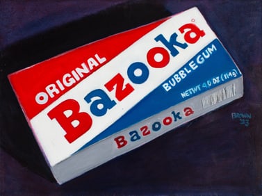 Bill Brown (WA) "Bazooka" Oil on Canvas
