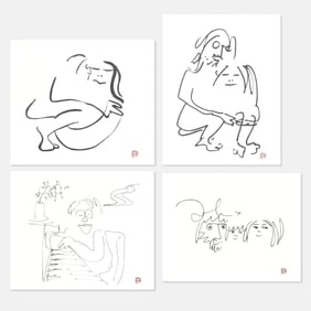 Set of 4 Bag One Arts John Lennon Serigraphs