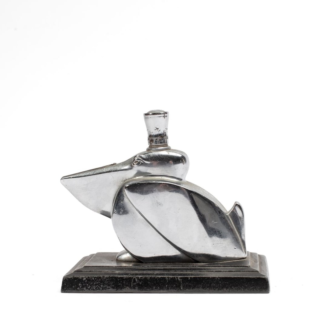 Ronson 1930's Chrome Pelican Striker Lighter (1 of 6)