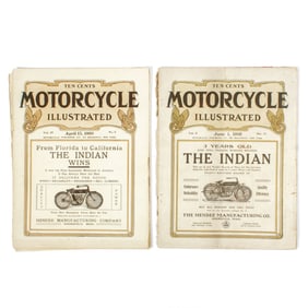 1909 & 1910 Motorcycle Illustrated Magazines