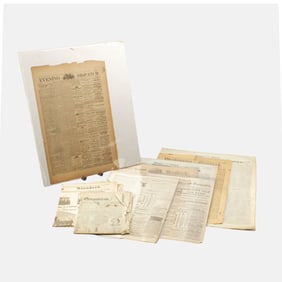 Group of 9 Antique Washington & Oregon Newspapers