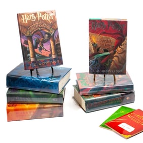 Set of 7 Harry Potter 1st American Edition Books