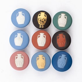 Group of 9 Wedgwood Seminar Studs