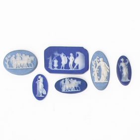 Group of 6 Antique Wedgwood Cameos