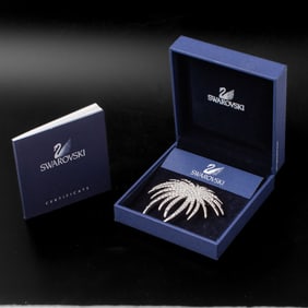 Swarovski "Fireworks" Brooch Pin