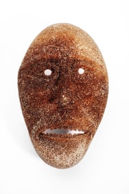 Inuit Inupiaq Carved Whalebone Spirit Mask