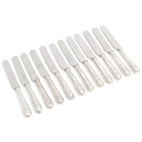 Langfords (Hunt & Roskell) Silver Luncheon Knives