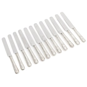 Langfords (Hunt & Roskell) Silver Dinner Knives