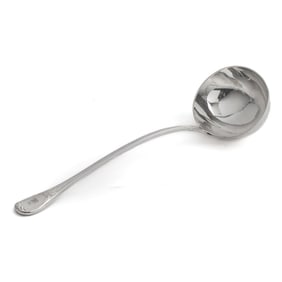 Hunt & Roskell London Silver Punch Ladle w/ Bull C