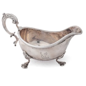 Georgian Silver Sauce / Gravy Boat London 1814