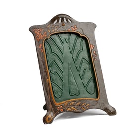 Antique Viennese Art Nouveau Embossed Photo Frame