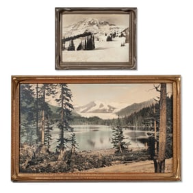 Antique Pie Crust Frames / Asahel Curtis Photo