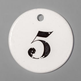 Wedgwood Creamware Wine Barrel Tag