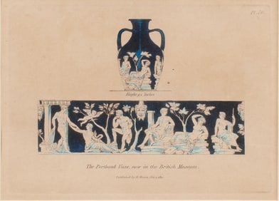 1811 Engraving Portland Vase Henry Moses