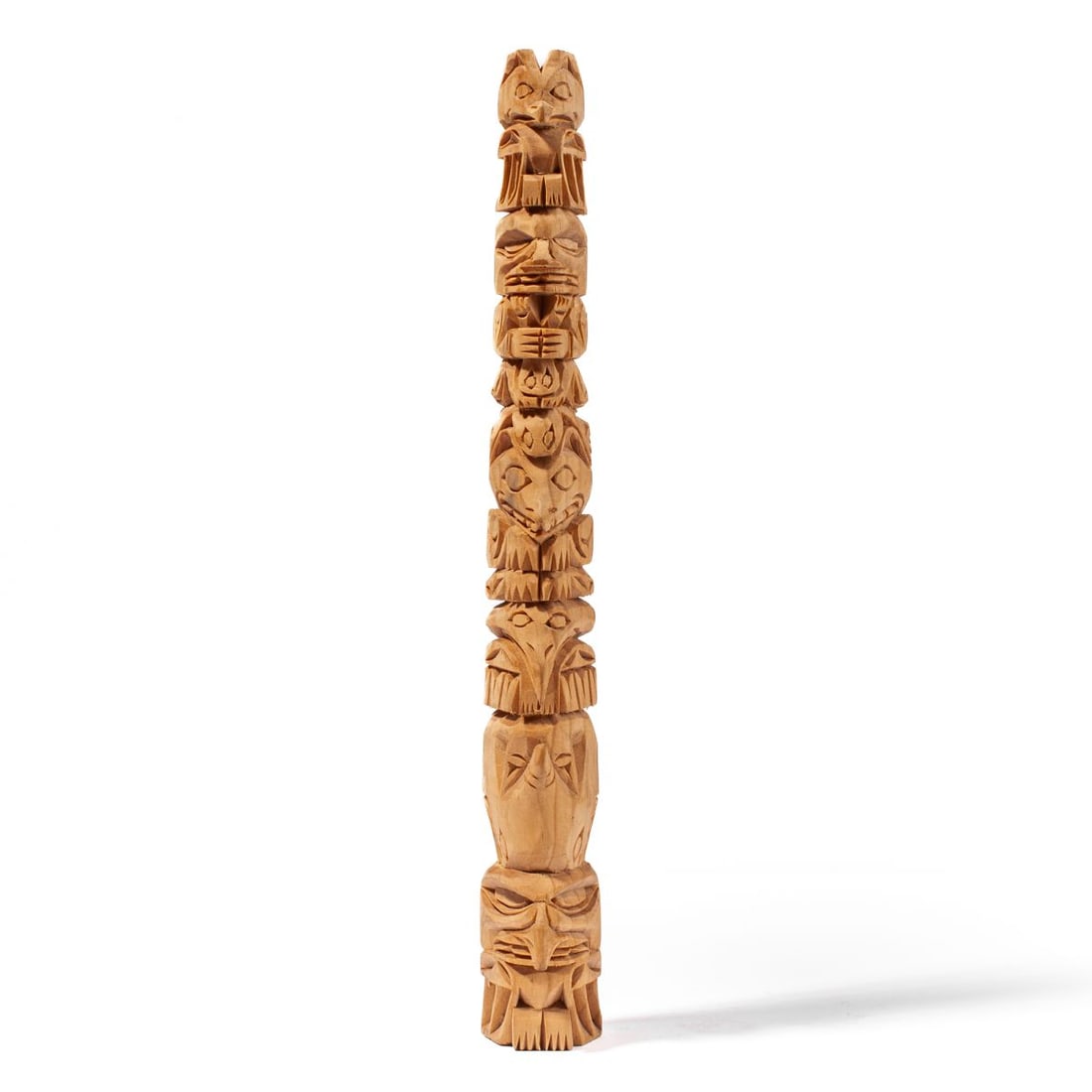 Rick Williams NW Coast Wood "Seattle Pole" Totem (1 of 4)