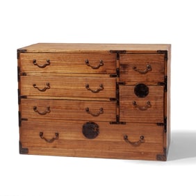 Japanese Kiri / Paulownia Wood Tansu Chest